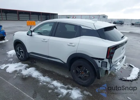 2025 Nissan Kicks Sv Fwd z USA, uszkodzony, nr VIN 3N8AP6CA9SL320323